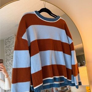 Striped Blue/Brown Sweater